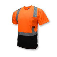 Load image into Gallery viewer, Radians ST11B-2POS - Safety Orange Hi-Viz Short Sleeve Shirt | Front Left View