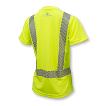 Load image into Gallery viewer, Radians ST11W-2PGS - Safety Green Hi-Viz Women's Shirt | Back Right View