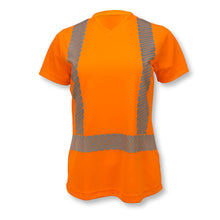 Load image into Gallery viewer, Radians ST11W-2POS - Safety Orange Hi-Viz Women's Shirt | Front View