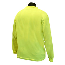 Load image into Gallery viewer, Radians ST21-N - Safety Green Hi-Viz Long Sleeve Shirt | Back Right View