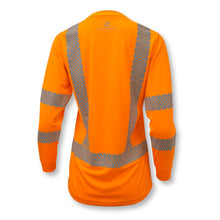 Load image into Gallery viewer, Radians ST21W-3POS - Safety Orange Hi-Viz Women's Shirt | Back View