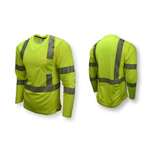 Load image into Gallery viewer, Radians ST31-3PGS - Safety Green Hi-Viz Long Sleeve Shirt | Main View