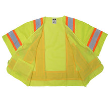 Load image into Gallery viewer, Radians SV22-3ZGM - Safety Green ANSI Class 3 Safety Vest | Inside View