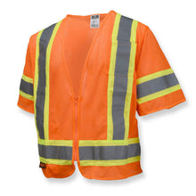Load image into Gallery viewer, Radians SV22-3ZOM - Safety Orange ANSI Class 3 Safety Vest | Front Left View