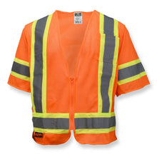 Load image into Gallery viewer, Radians SV22-3ZOM - Safety Orange ANSI Class 3 Safety Vest | Front View