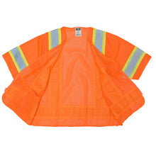 Load image into Gallery viewer, Radians SV22-3ZOM - Safety Orange ANSI Class 3 Safety Vest | Inside View