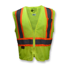 Load image into Gallery viewer, Radians SV225-2ZGM - Safety Green ANSI Class 2 Safety Vest | Front View