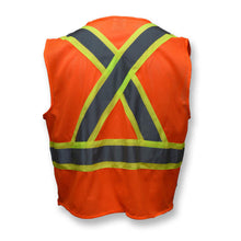 Load image into Gallery viewer, Radians SV22X-2ZOM - Safety Orange ANSI Class 2 Safety Vest | Back View