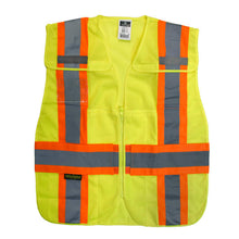 Load image into Gallery viewer, Radians SV24-2ZGM - Safety Green Safety Vest | Front Flat View