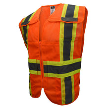 Load image into Gallery viewer, Radians SV24-2ZOM - Safety Orange Safety Vest | Front Left View