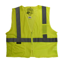 Load image into Gallery viewer, Radians SV25-2ZGM - Safety Green ANSI Class 2 Safety Vest | Front Flat View