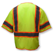 Load image into Gallery viewer, Radians SV272-3 – Safety Green Surveyor Safety Vest | Back View