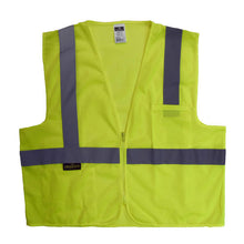 Load image into Gallery viewer, Radians SV2ZGM - Safety Green ANSI Class 2 Safety Vests | Front Flat View