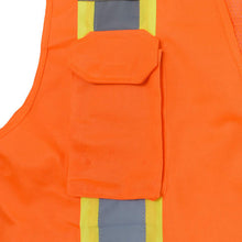 Load image into Gallery viewer, Radians SV46O - Safety Orange Breakaway Safety Vest | Right Pocket View