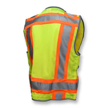 Load image into Gallery viewer, Radians SV55-2ZGD - Safety Green Surveyor Safety Vest | Back Right View