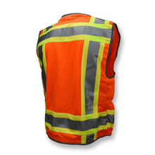 Load image into Gallery viewer, Radians SV55-2ZOD - Safety Orange Surveyor Safety Vest | Back Right View