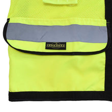 Load image into Gallery viewer, Radians SV59Z-2ZGD - Safety Green Surveyor Safety Vest | Lower Pocket View
