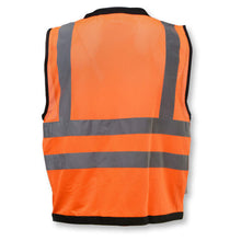 Load image into Gallery viewer, Radians SV59Z-2ZOD - Safety Orange Surveyor Safety Vest | Back View