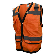 Load image into Gallery viewer, Radians SV59-2ZOD - Safety Orange Surveyor Safety Vest | Front Left View