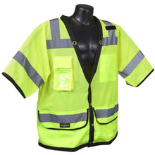 Load image into Gallery viewer, Radians SV59-3ZGD - Safety Green ANSI Class 3 Safety Vest | Front Right View