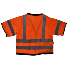 Load image into Gallery viewer, Radians SV59-3ZOD - Safety Orange ANSI Class 3 Safety Vest | Back Flat View