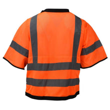 Load image into Gallery viewer, Radians SV59-3ZOD - Safety Orange ANSI Class 3 Safety Vest | Back View