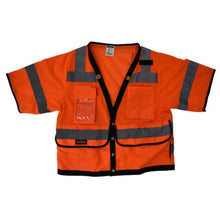 Load image into Gallery viewer, Radians SV59-3ZOD - Safety Orange ANSI Class 3 Safety Vest | Front Flat View