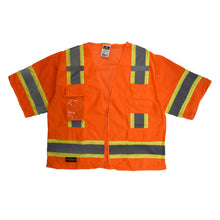 Load image into Gallery viewer, Radians SV63O - Safety Orange ANSI Class 3 Safety Vests | Front Flat View