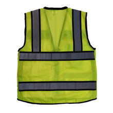 Load image into Gallery viewer, Radians SV65-2ZGM - Safety Green Surveyor Safety Vest | Back Flat View