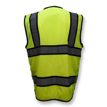 Load image into Gallery viewer, Radians SV65-2ZGM - Safety Green Surveyor Safety Vest | Back View