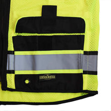 Load image into Gallery viewer, Radians SV65-2ZGM - Safety Green Surveyor Safety Vest | Lower Pocket View