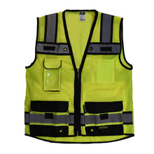 Load image into Gallery viewer, Radians SV65-2ZGM - Safety Green Surveyor Safety Vest | Front Flat View