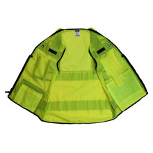 Load image into Gallery viewer, Radians SV65-2ZGM - Safety Green Surveyor Safety Vest | Inside View
