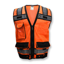 Load image into Gallery viewer, Radians SV65-2ZOM - Safety Orange Surveyor Safety Vest | Front View