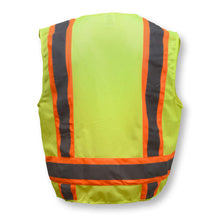 Load image into Gallery viewer, Radians SV6GM - Safety Green Surveyor Safety Vest | Back View