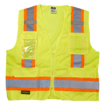 Load image into Gallery viewer, Radians SV6GM - Safety Green Surveyor Safety Vest | Front Flat View
