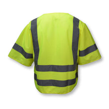 Load image into Gallery viewer, Radians SV83GM - Safety Green ANSI Class 3 Safety Vest | Back View