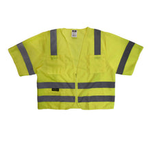 Load image into Gallery viewer, Radians SV83GM - Safety Green ANSI Class 3 Safety Vest | Front Flat View