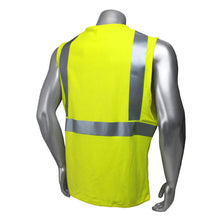 Load image into Gallery viewer, Radians SV92J-2VGS - Safety Green FR Safety Vest | Back Right View