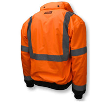 Load image into Gallery viewer, Radians SJ110B-3ZOS - Safety Orange Hi-Viz Bomber Jacket | Back Right View