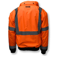 Load image into Gallery viewer, Radians SJ110B-3ZOS - Safety Orange Hi-Viz Bomber Jacket | Back View