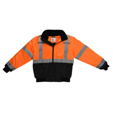 Load image into Gallery viewer, Radians SJ110B-3ZOS - Safety Orange Hi-Viz Bomber Jacket | Front Flat View