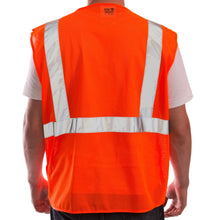 Load image into Gallery viewer, Tingley V70529 - Safety Orange Breakaway Safety Vests | Back View