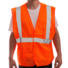 Load image into Gallery viewer, Tingley V70629 - Safety Orange ANSI Class 2 Safety Vest | Front View