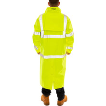 Load image into Gallery viewer, Tingley C24122 - Safety Green Hi-Viz Rain Jacket | Back View