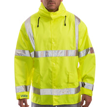 Load image into Gallery viewer, Tingley J23122 - Safety Green Hi-Viz Rain Jacket | Main View