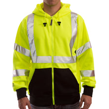 Load image into Gallery viewer, Tingley S78122 - Safety Green ANSI Class 3 Sweatshirt | Front View