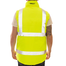 Load image into Gallery viewer, Tingley V26022 - Safety Green ANSI Class 2 Safety Vest | Back View