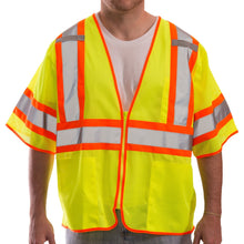 Load image into Gallery viewer, Tingley V70332 - Safety Green ANSI Class 3 Safety Vest | Front View