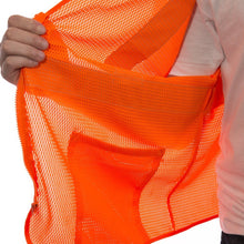 Load image into Gallery viewer, Tingley V70639 - Safety Orange ANSI Class 2 Safety Vest | Inside Right View